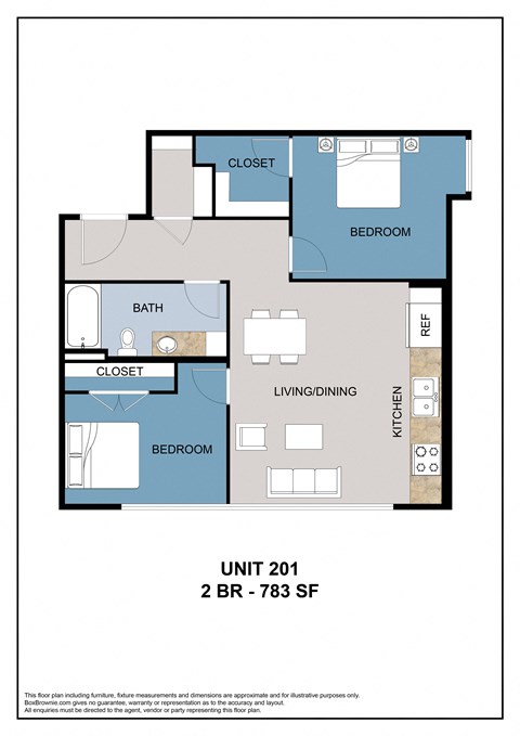 Two Bedroom - Unit 205